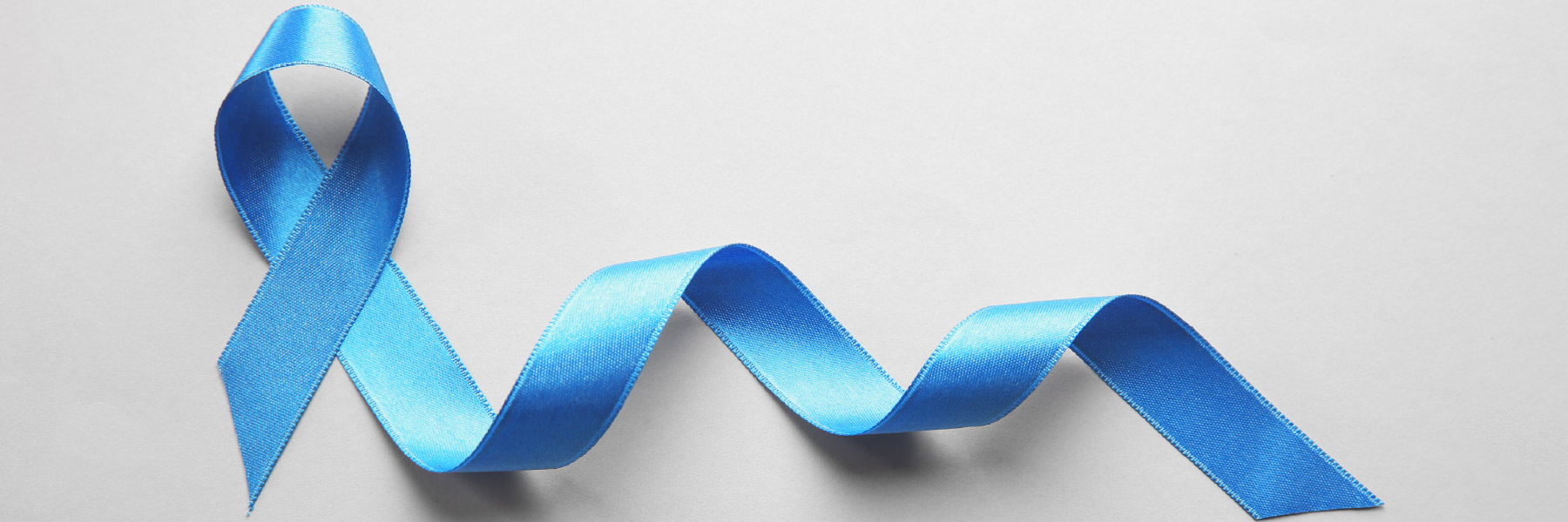 wavy blue ribbon on a white background